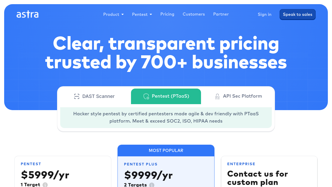 Astra Pentest
